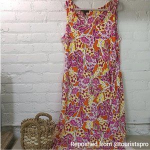 RALPH LAUREN MAXI SPRING DRESS 2X